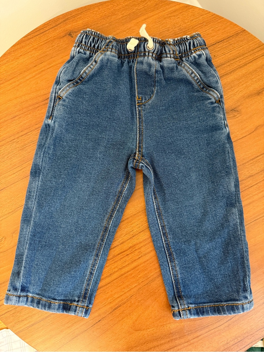 Hanna Andersson Blue Denim Pull-On Kids Jeans